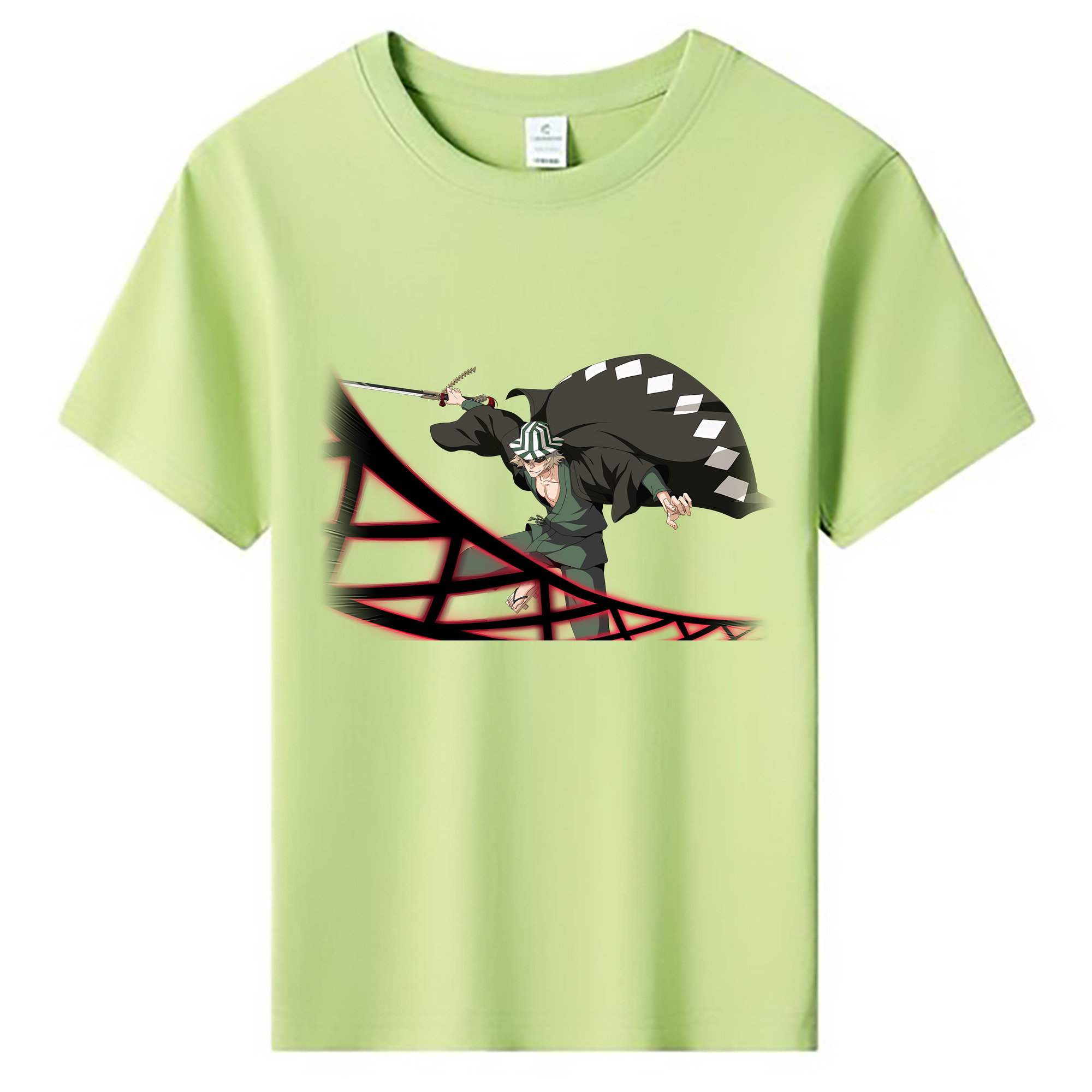 （画像用） "ブリーチ 浦原 喜助（うらはら きすけ） BLEACH Urahara Kisuke " 綿100％キッズTシャツ（フロントプリント）